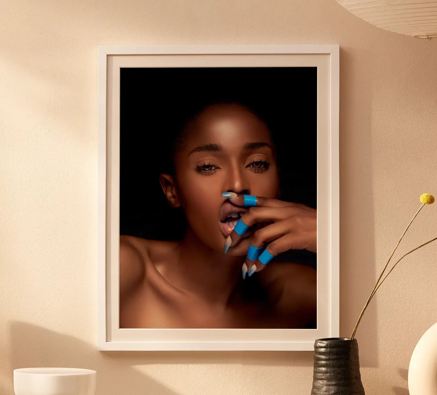 Afro Rahma poster van Mathudace Créas
