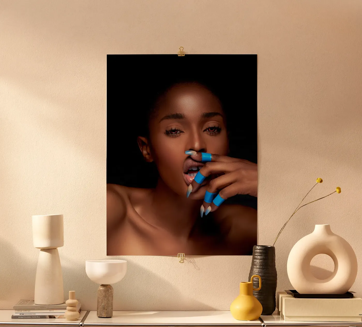 Afro Rahma poster van Mathudace Créas