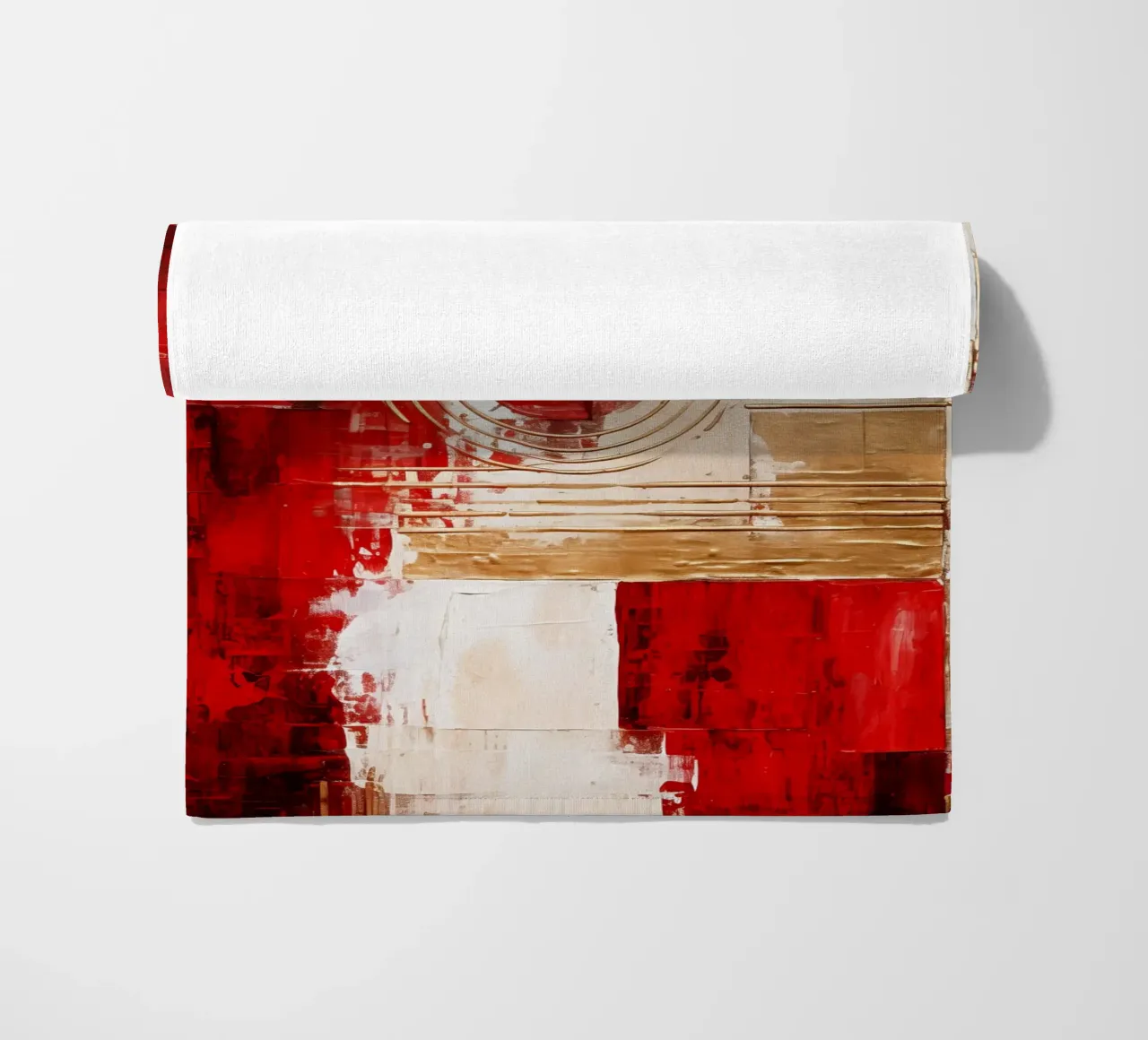 ABSTRAKTE KUNST Tempo di Natale telo mare da Melanie Viola