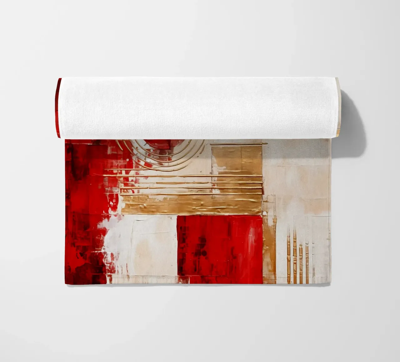 ABSTRAKTE KUNST Tempo di Natale telo mare da Melanie Viola