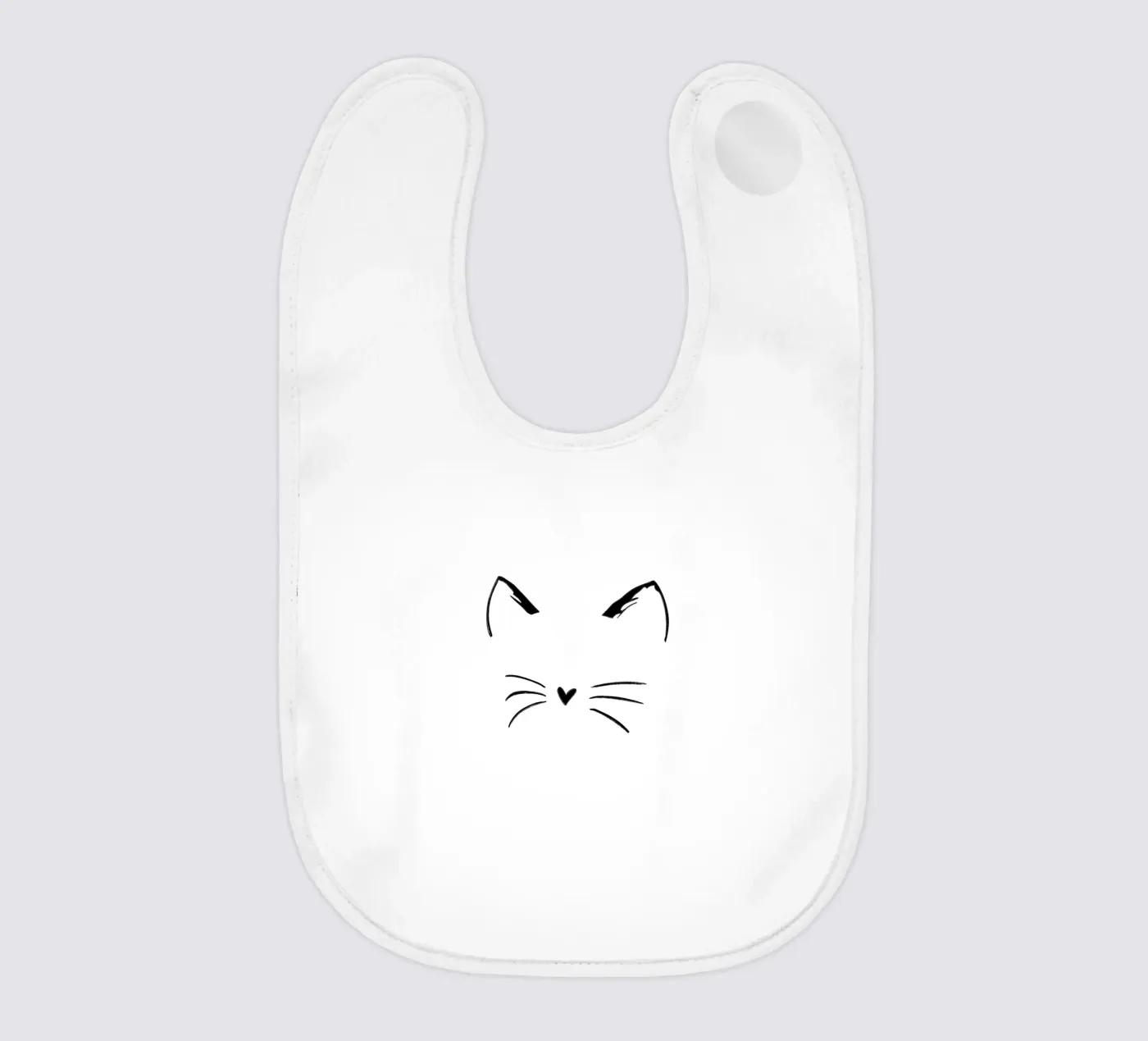 Cat face Babylätzchen von ArtDesign by KBK