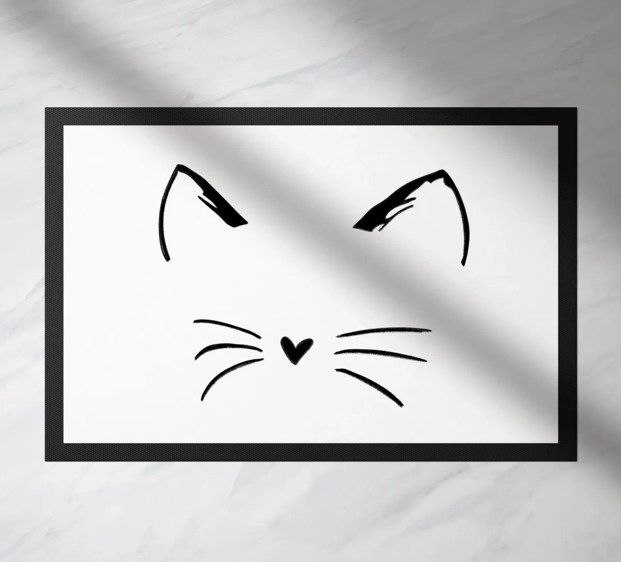 Cat face doormat by ArtDesign by KBK