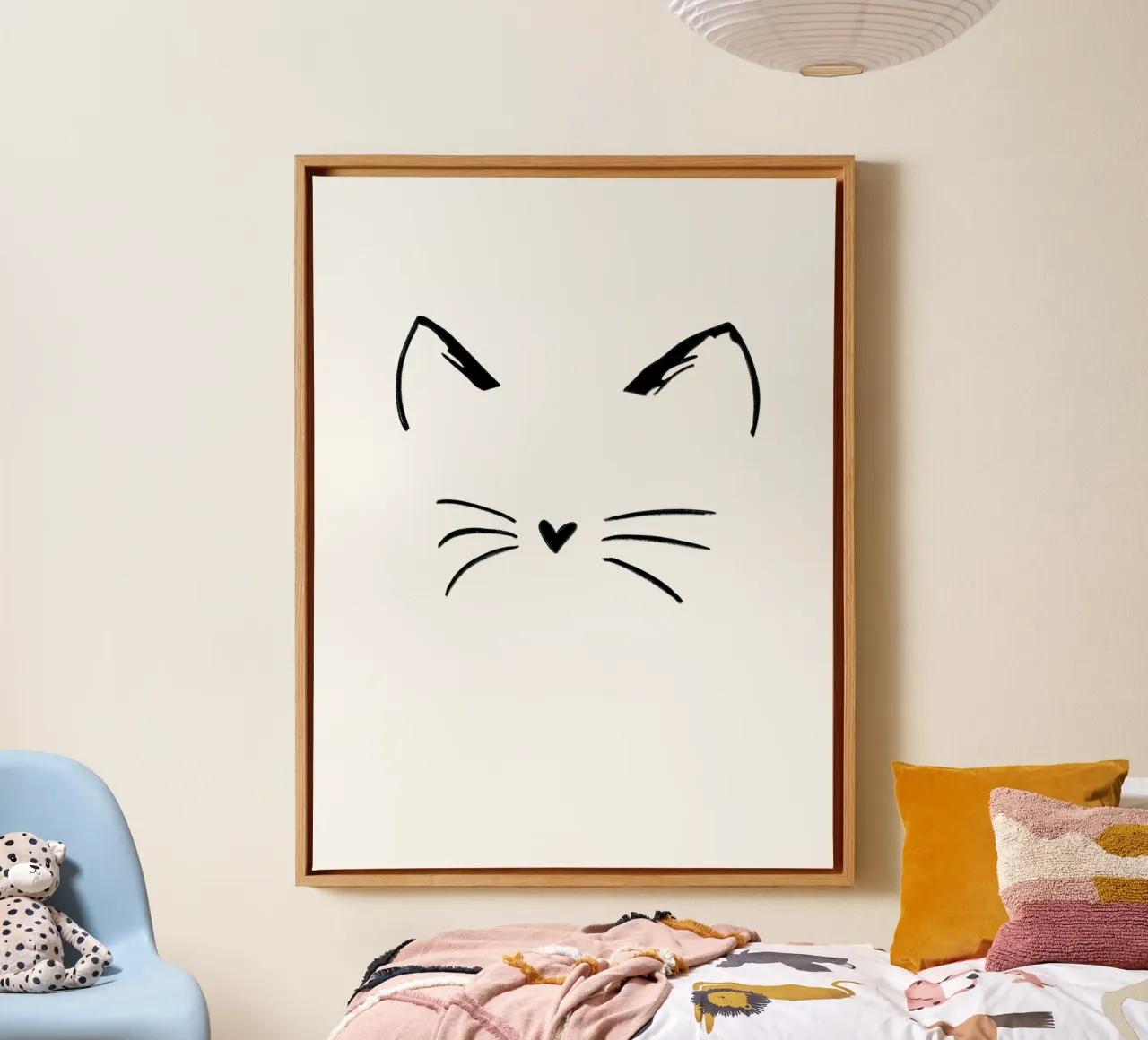 Faccia di gatto tela da ArtDesign by KBK