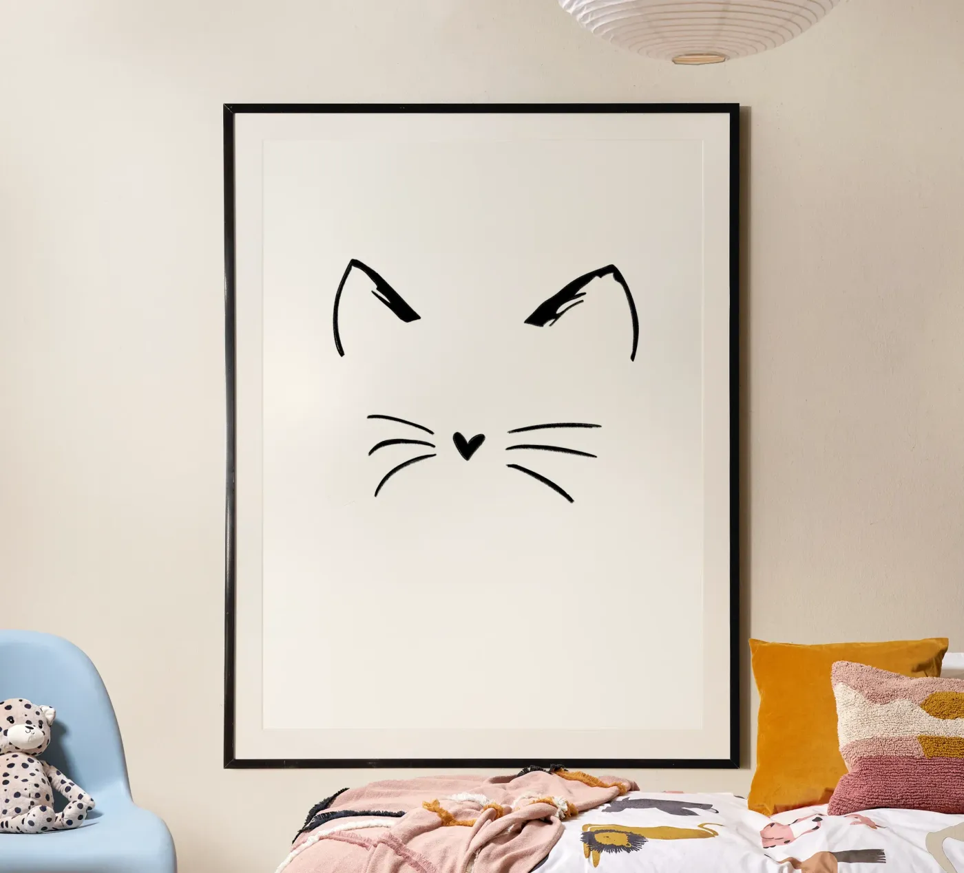 Kattengezicht poster van ArtDesign by KBK