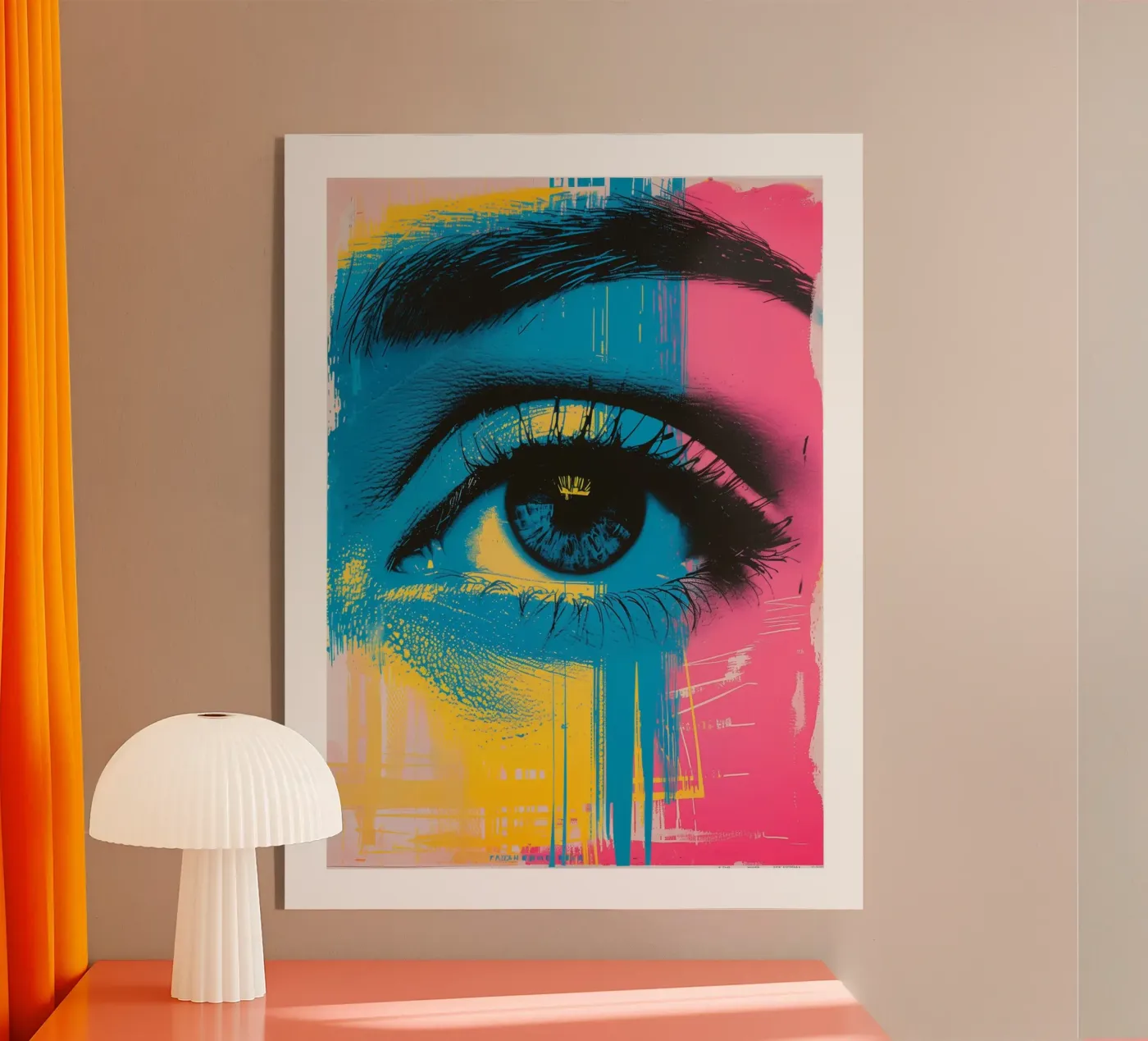 Œil Vibrant Acryl-Glas von DWA