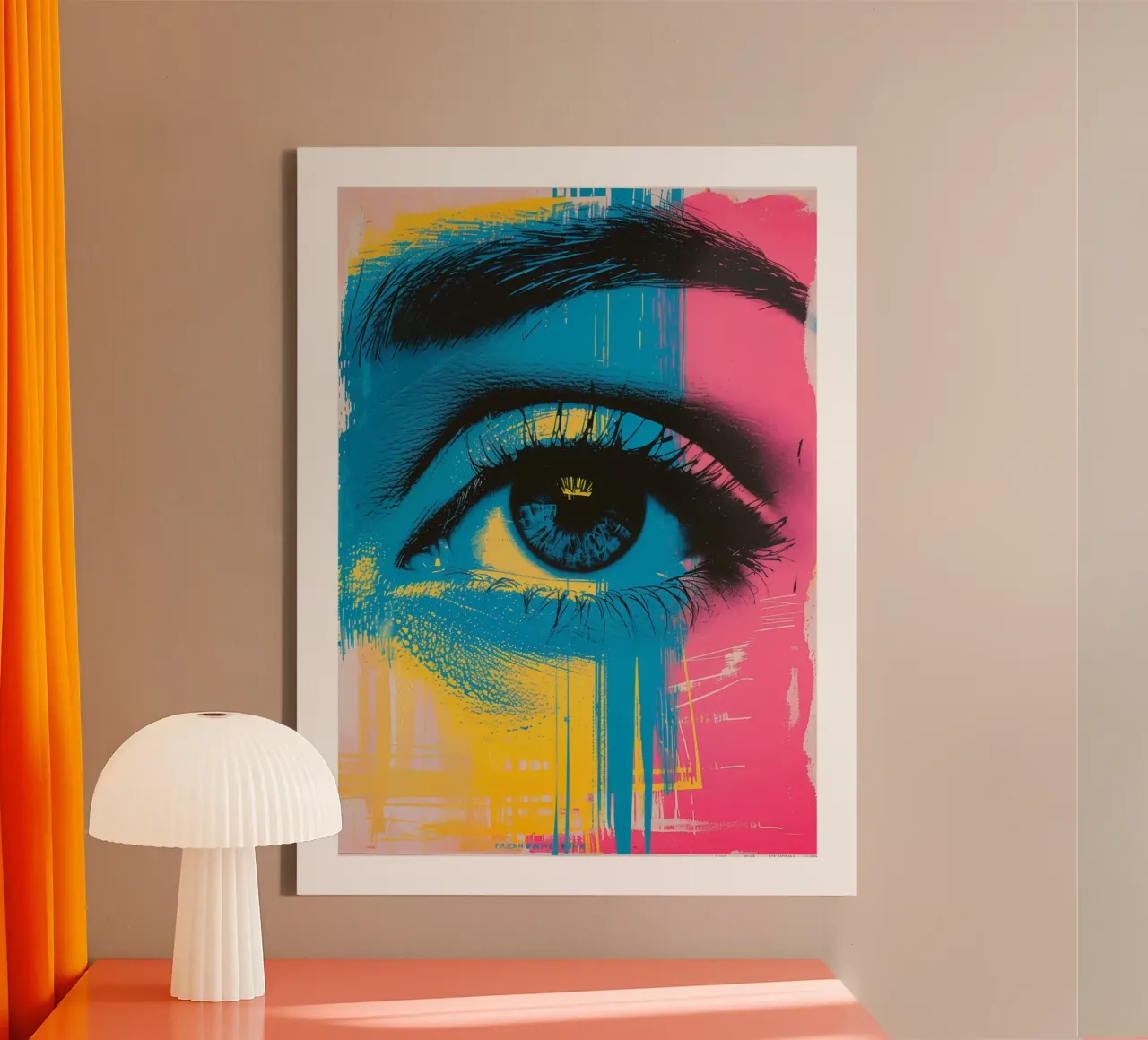 Levendig canvas met Baklijst van DWA