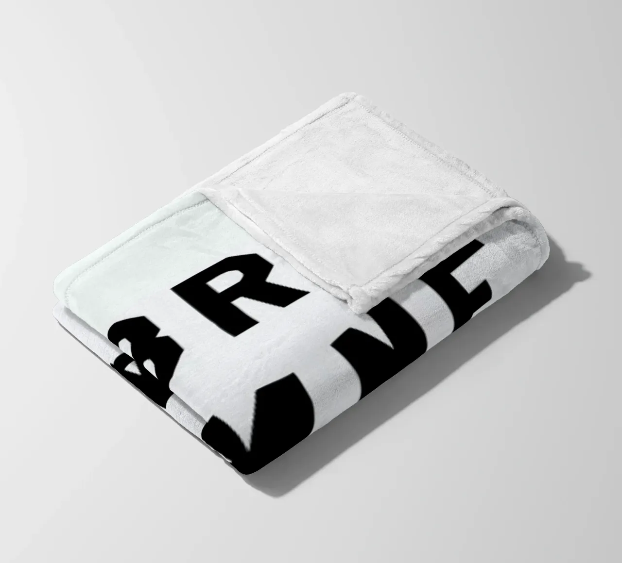 Libre Comme L'Art White coperta in pile da FRAICHE