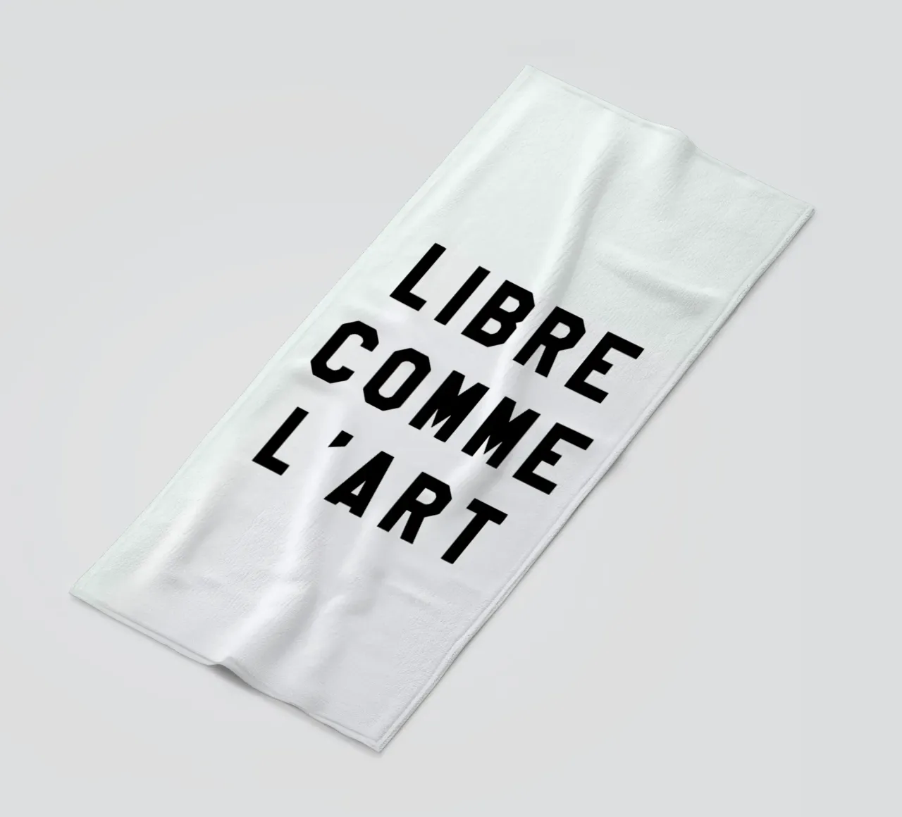 Libre Comme L'Art White telo mare da FRAICHE