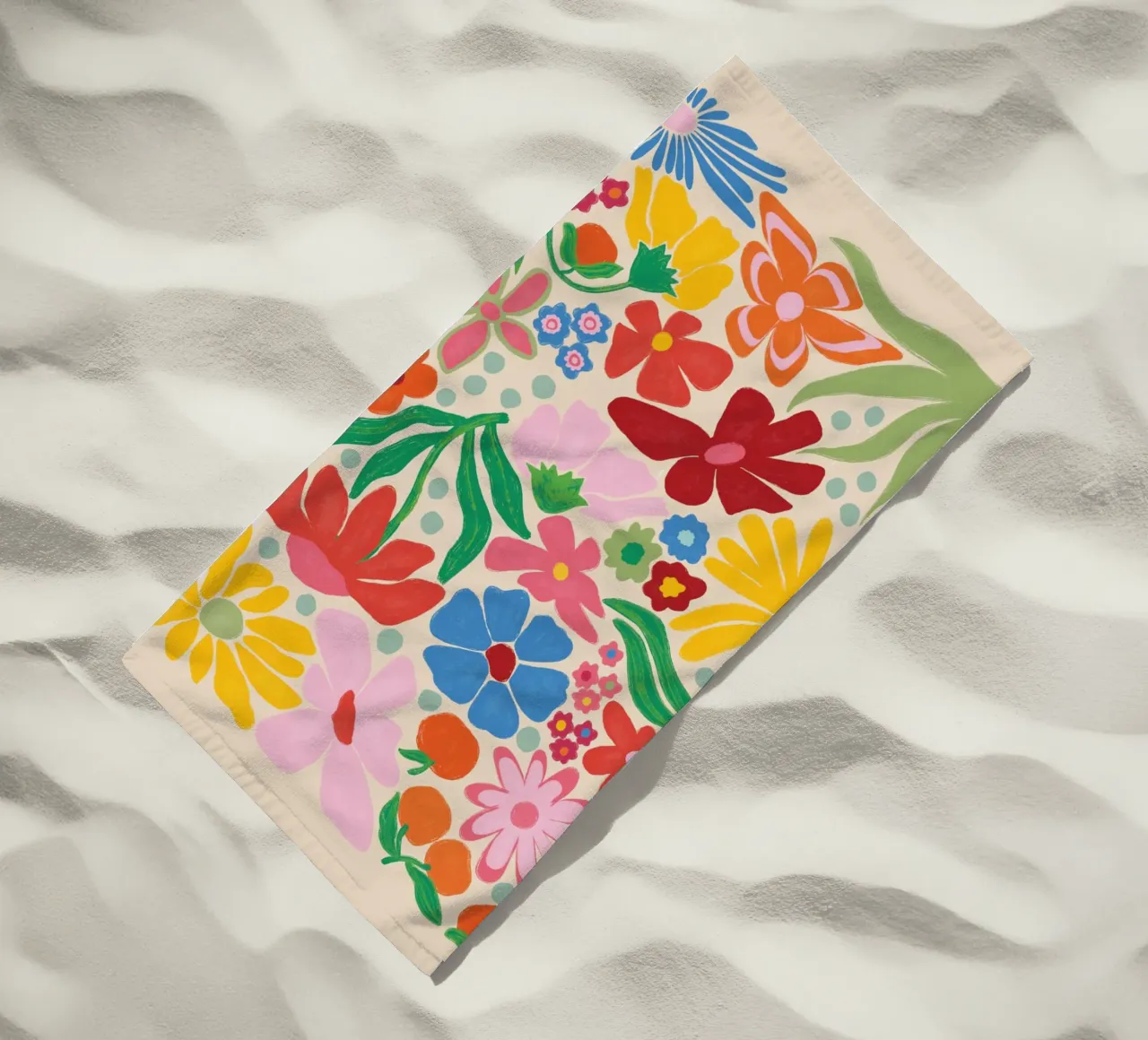 Spring Flowers telo mare da ni-ja artboutique