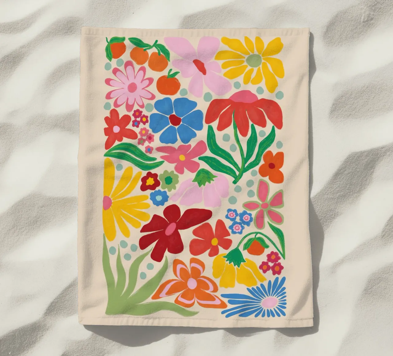 Spring Flowers telo mare da ni-ja artboutique