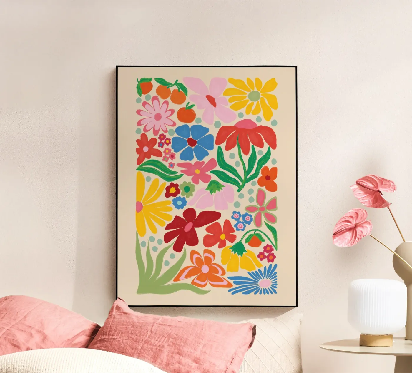 Spring Flowers acryl van ni-ja artboutique