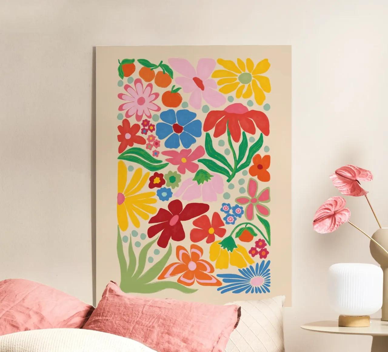 Spring Flowers plexiglass da ni-ja artboutique