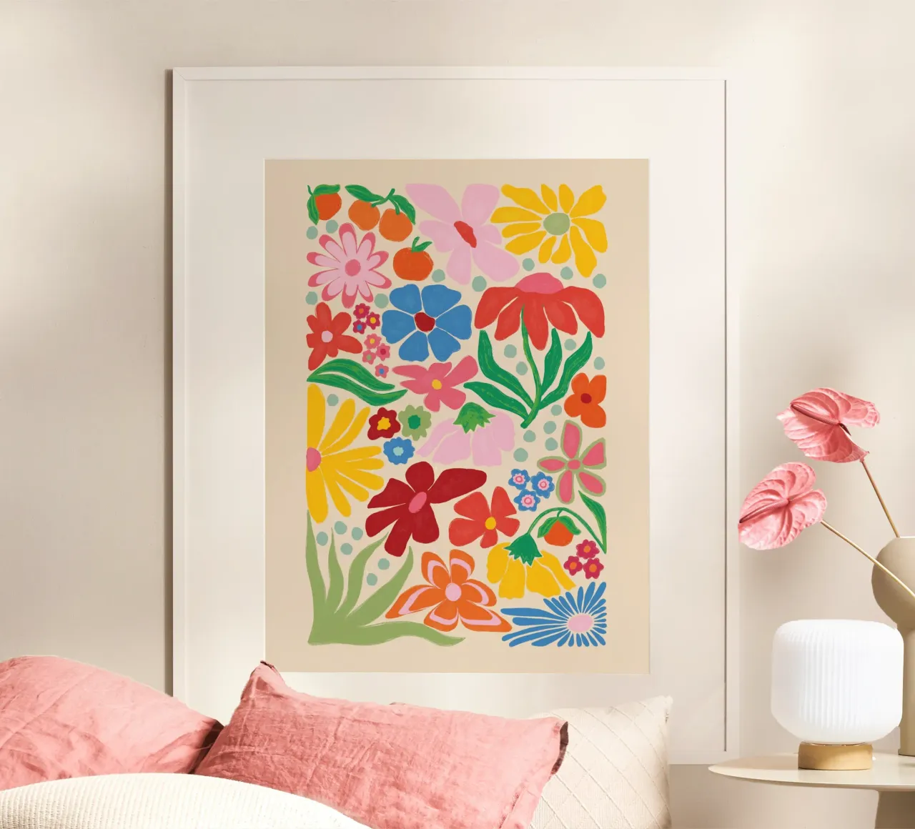 Spring Flowers poster da ni-ja artboutique