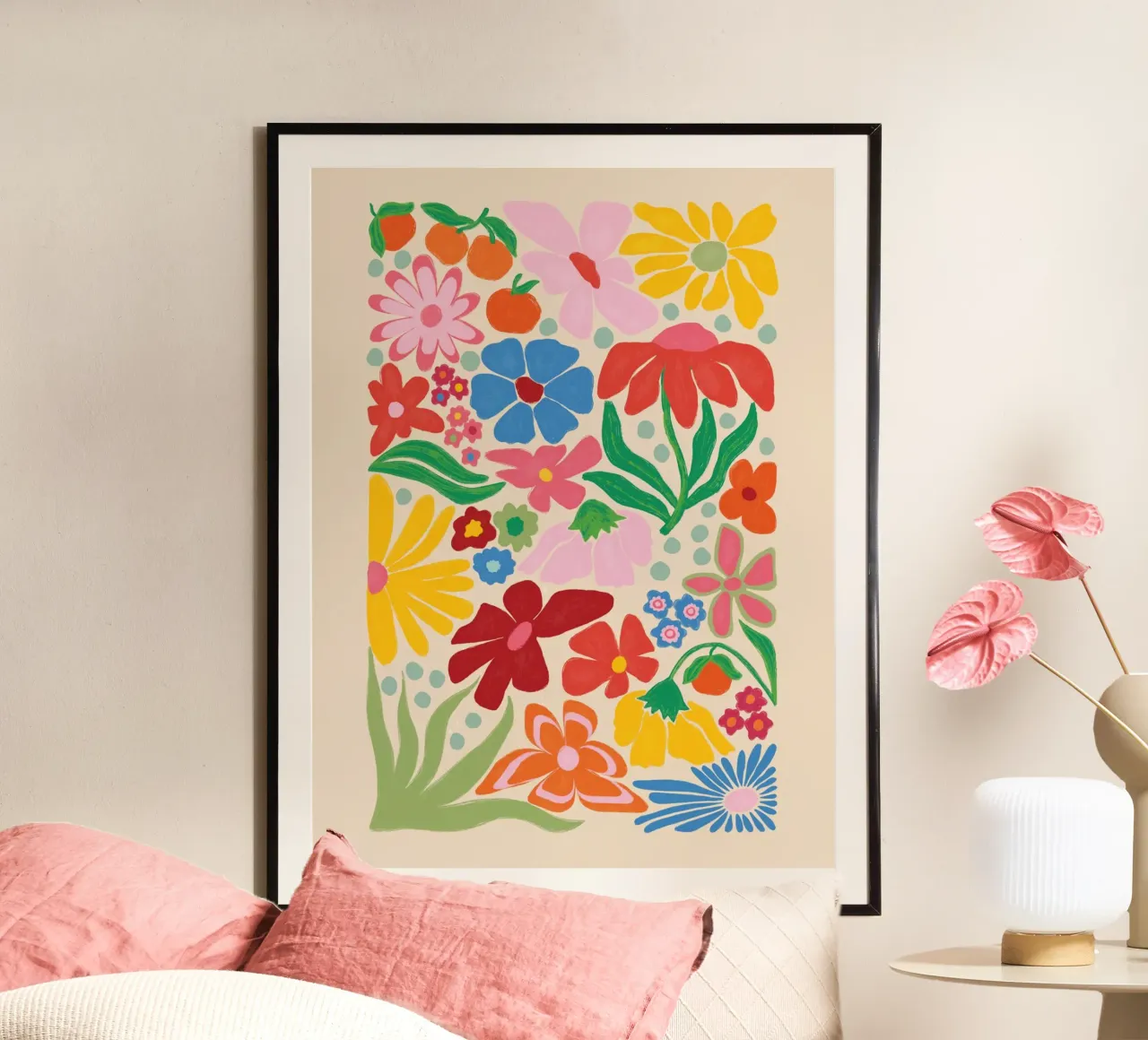 Spring Flowers poster da ni-ja artboutique