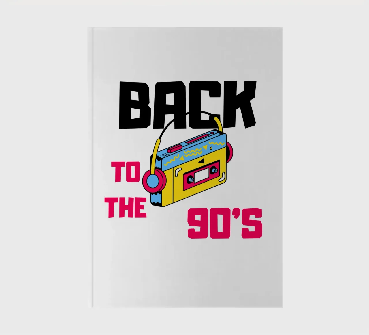 Back to the 90s with a cassette recorder notebook by ArtDesign by KBK
