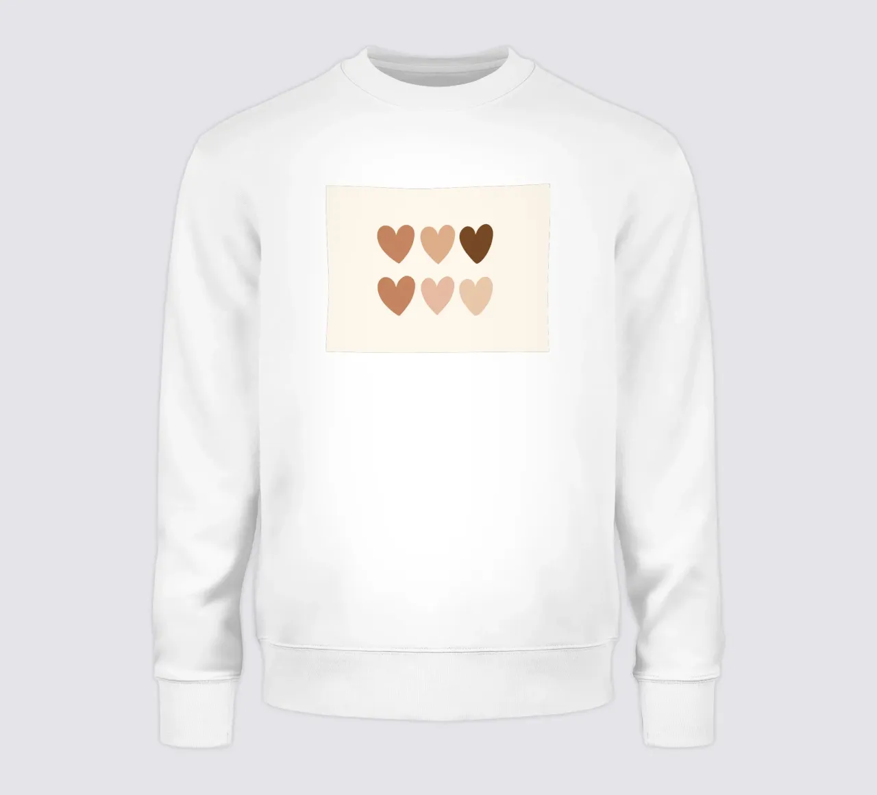 Pastel Hearts No 2 felpa da treechild