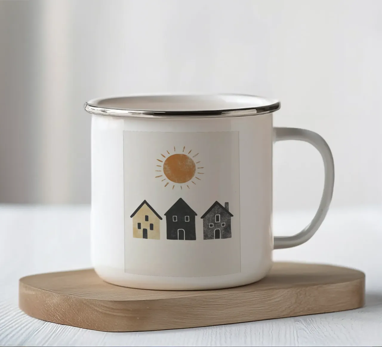 Happy Homes tazza in smalto da treechild