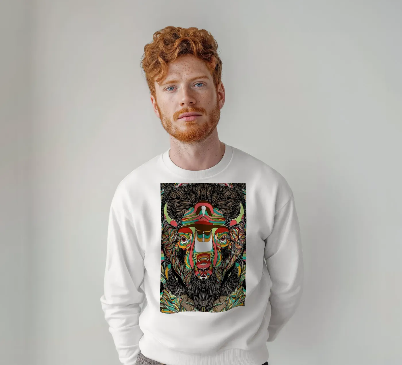 Bison felpa da Danny Ivan