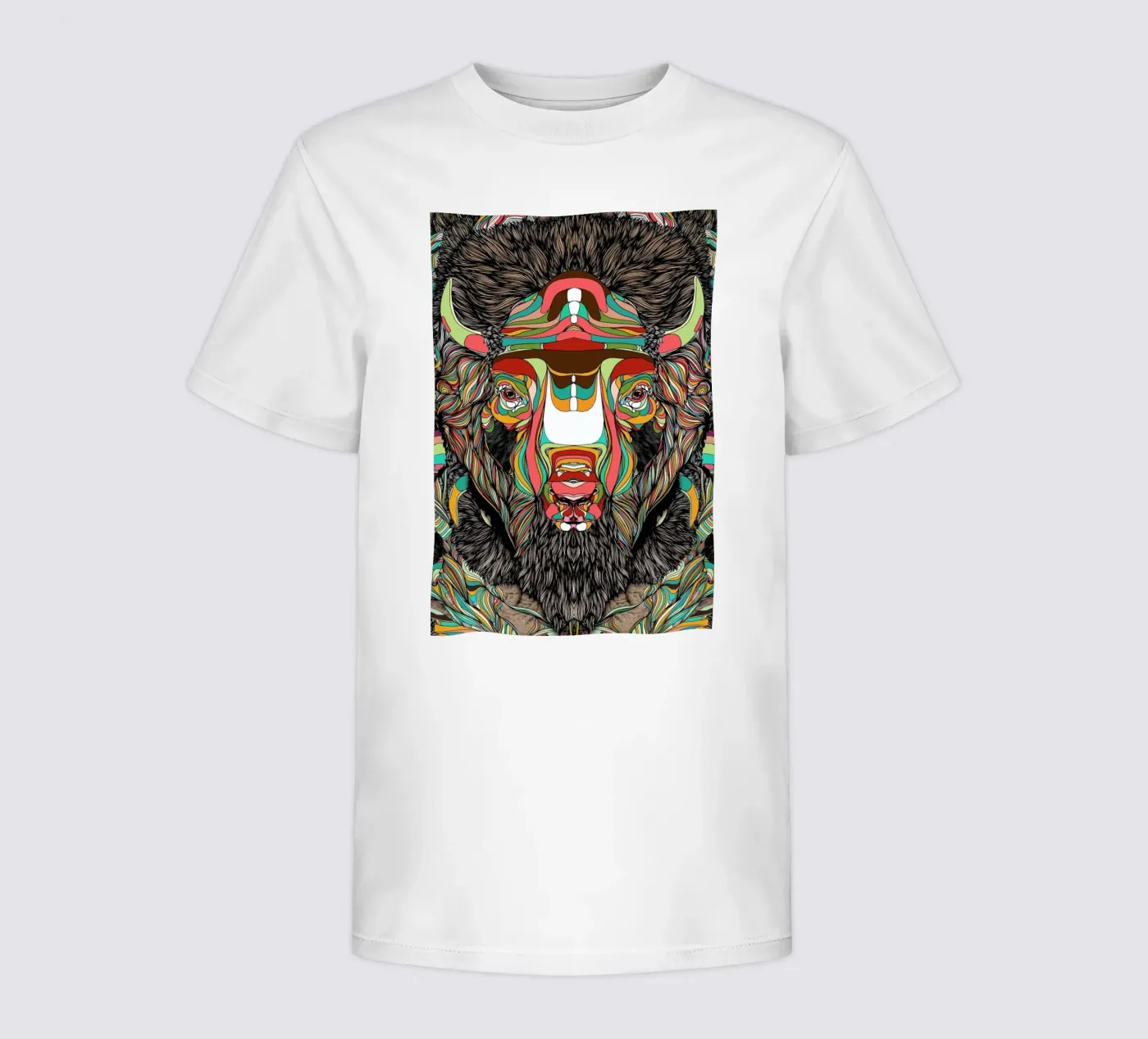 Bison kinder t-shirt van Danny Ivan