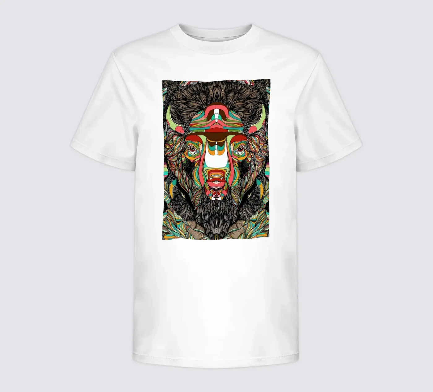 Bison kinder t-shirt van Danny Ivan