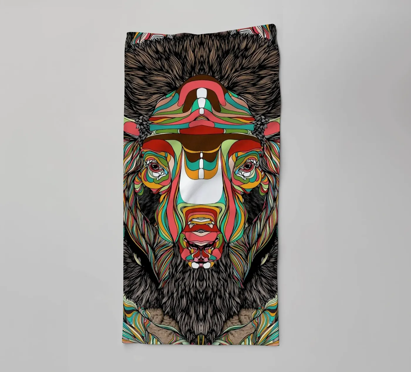 Bison badhanddoek van Danny Ivan