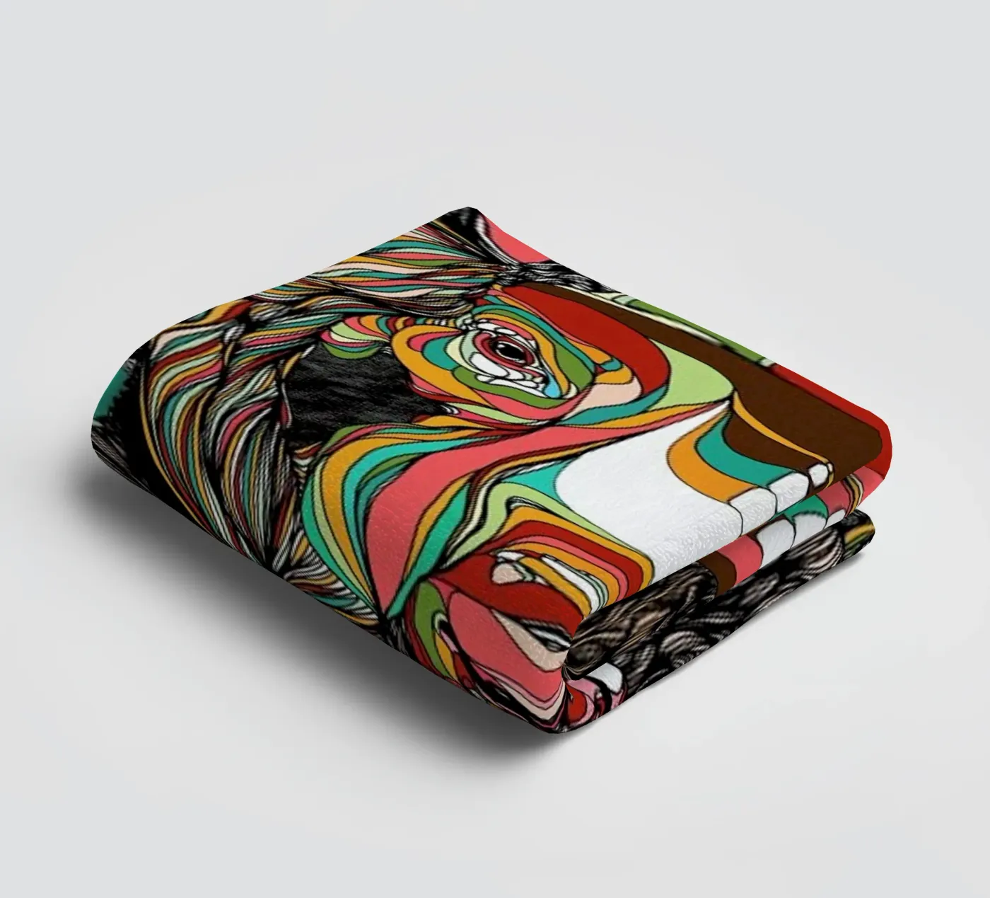 Bison badhanddoek van Danny Ivan