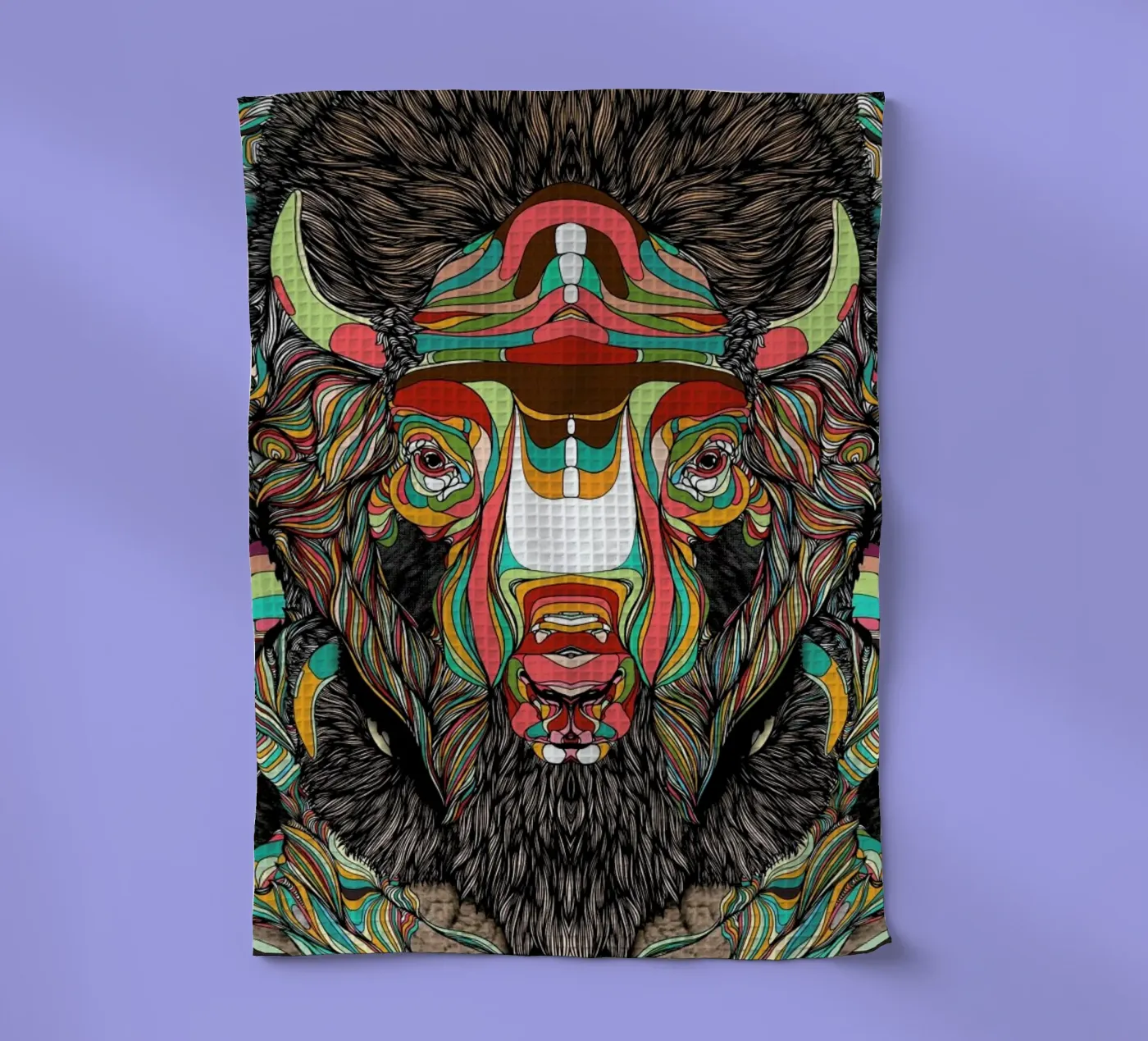 Bison Geschirrtuch von Danny Ivan