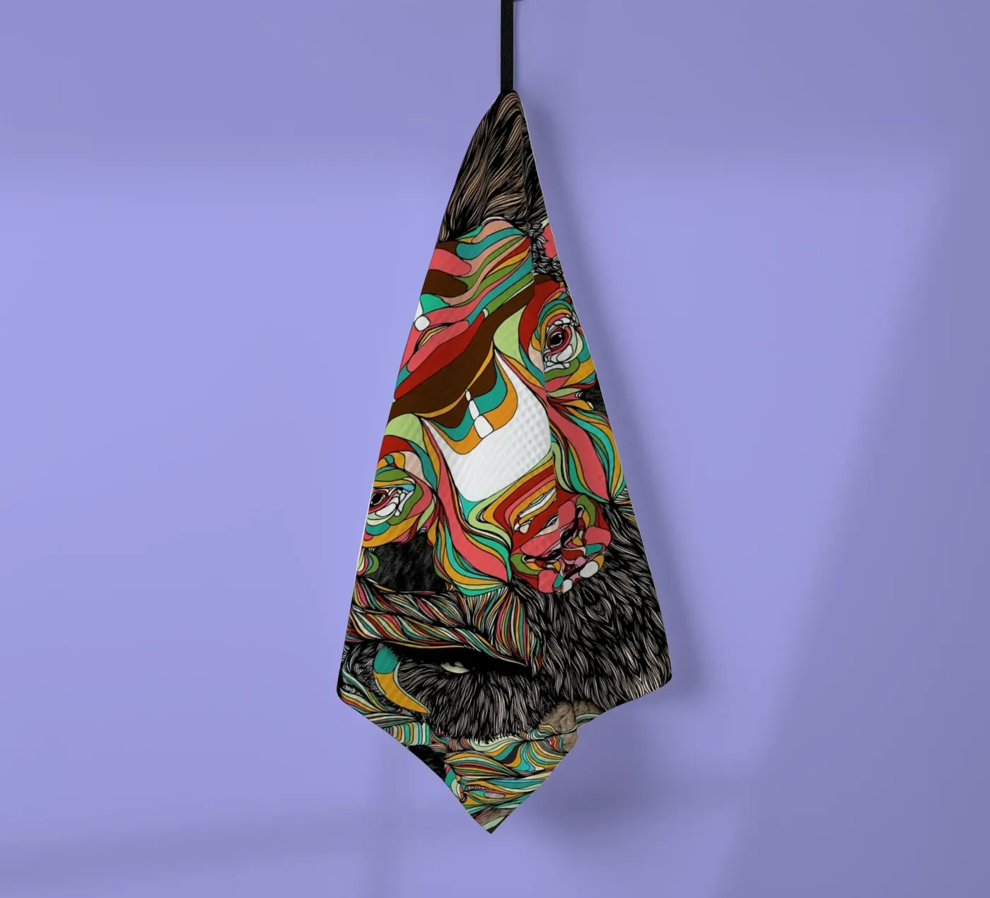 Bison Geschirrtuch von Danny Ivan