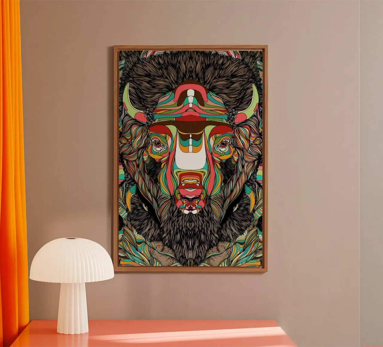 Bison alluminio dibond da Danny Ivan