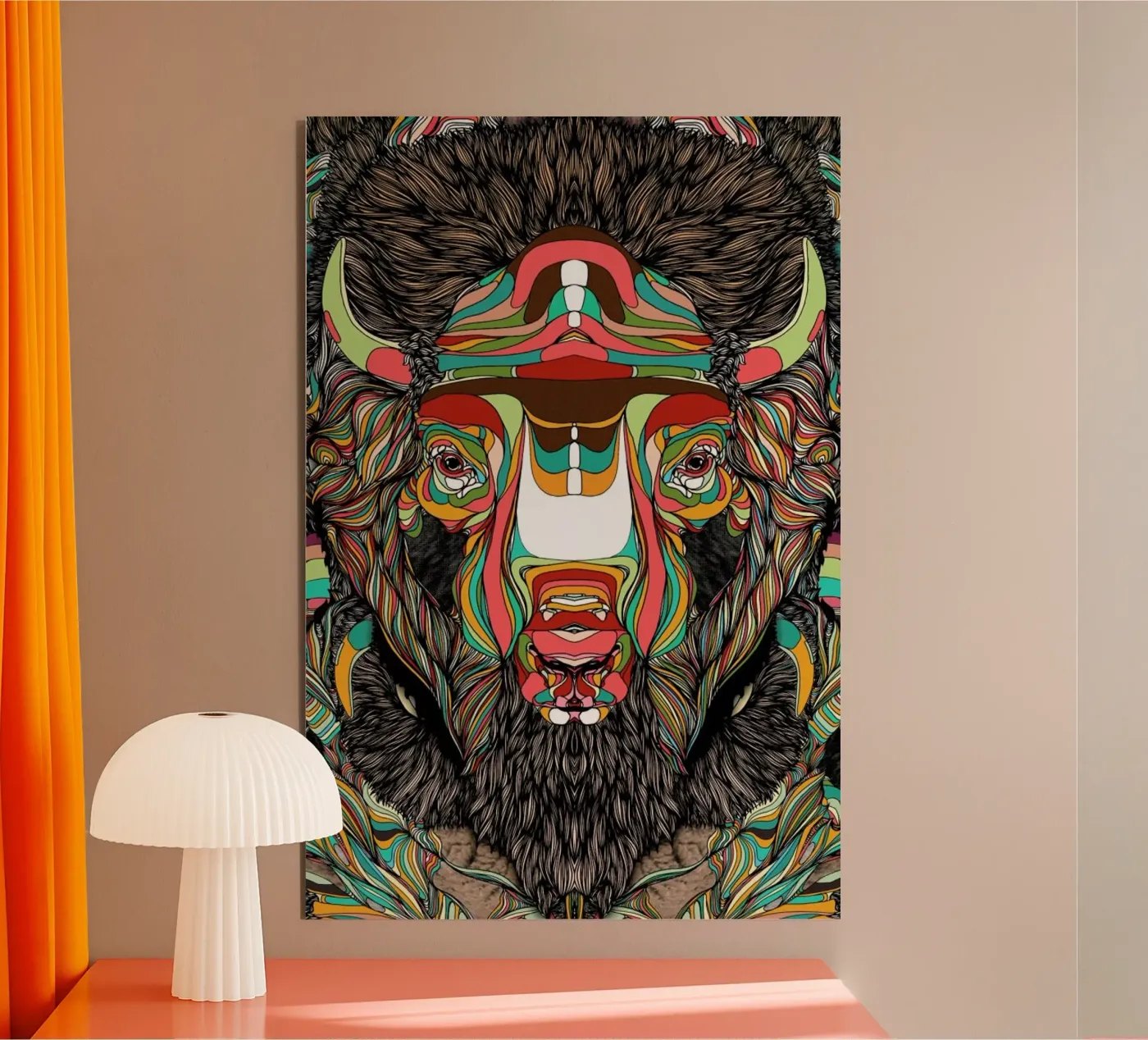Bison alluminio dibond da Danny Ivan