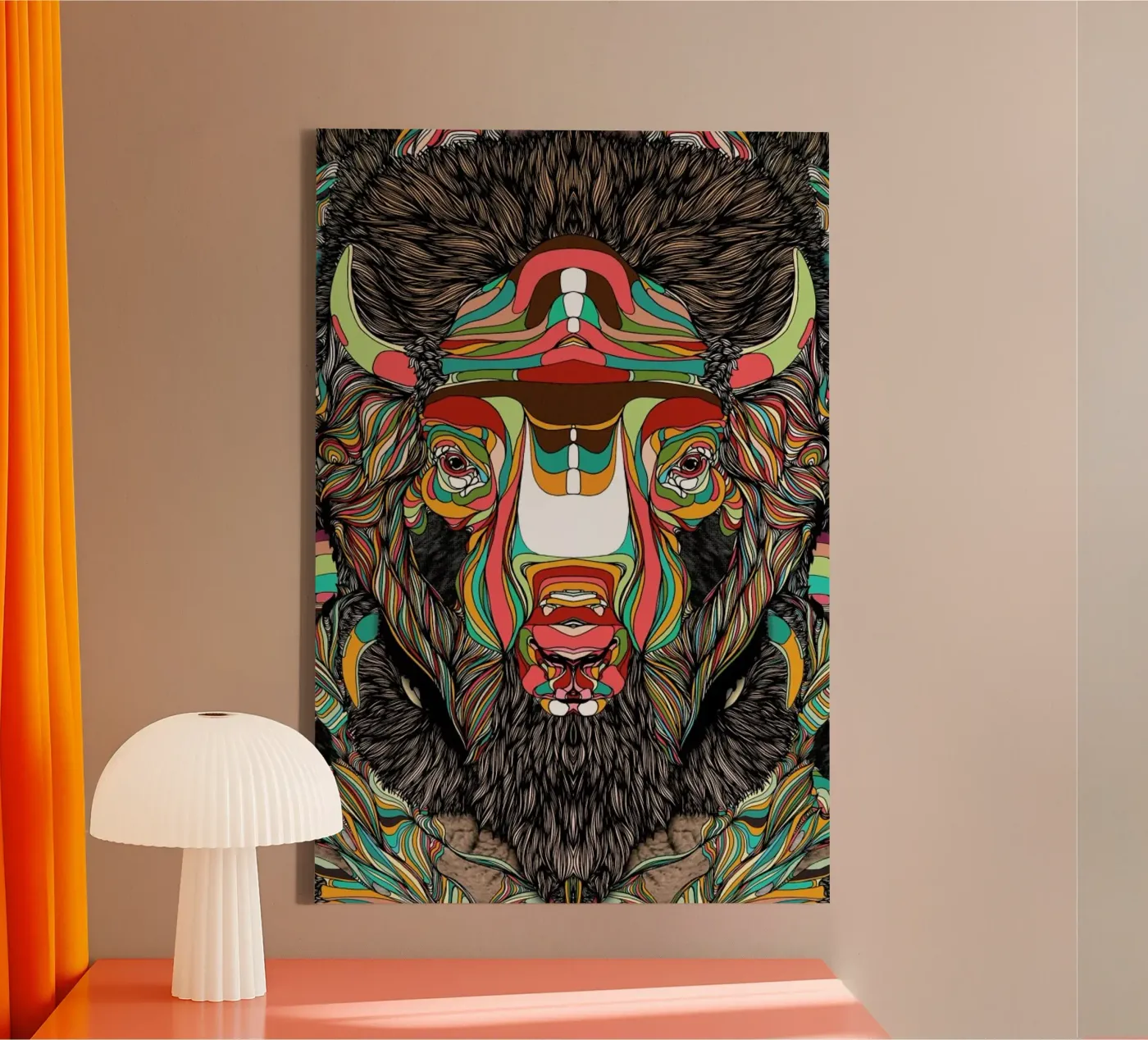 Bison tela da Danny Ivan