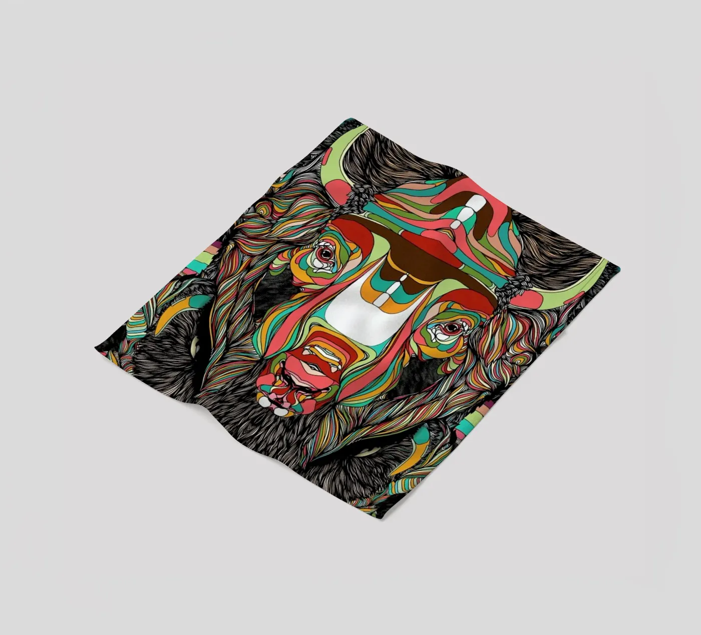 Bison Fleecedecke von Danny Ivan