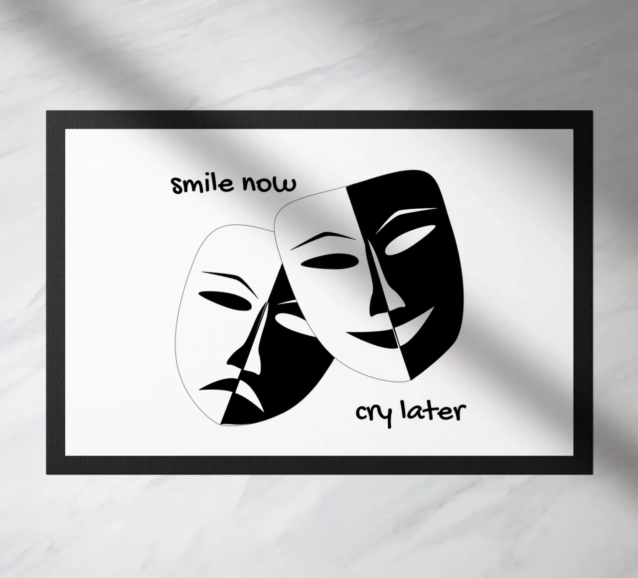 Sorridi ora e piangi dopo zerbino da ArtDesign by KBK