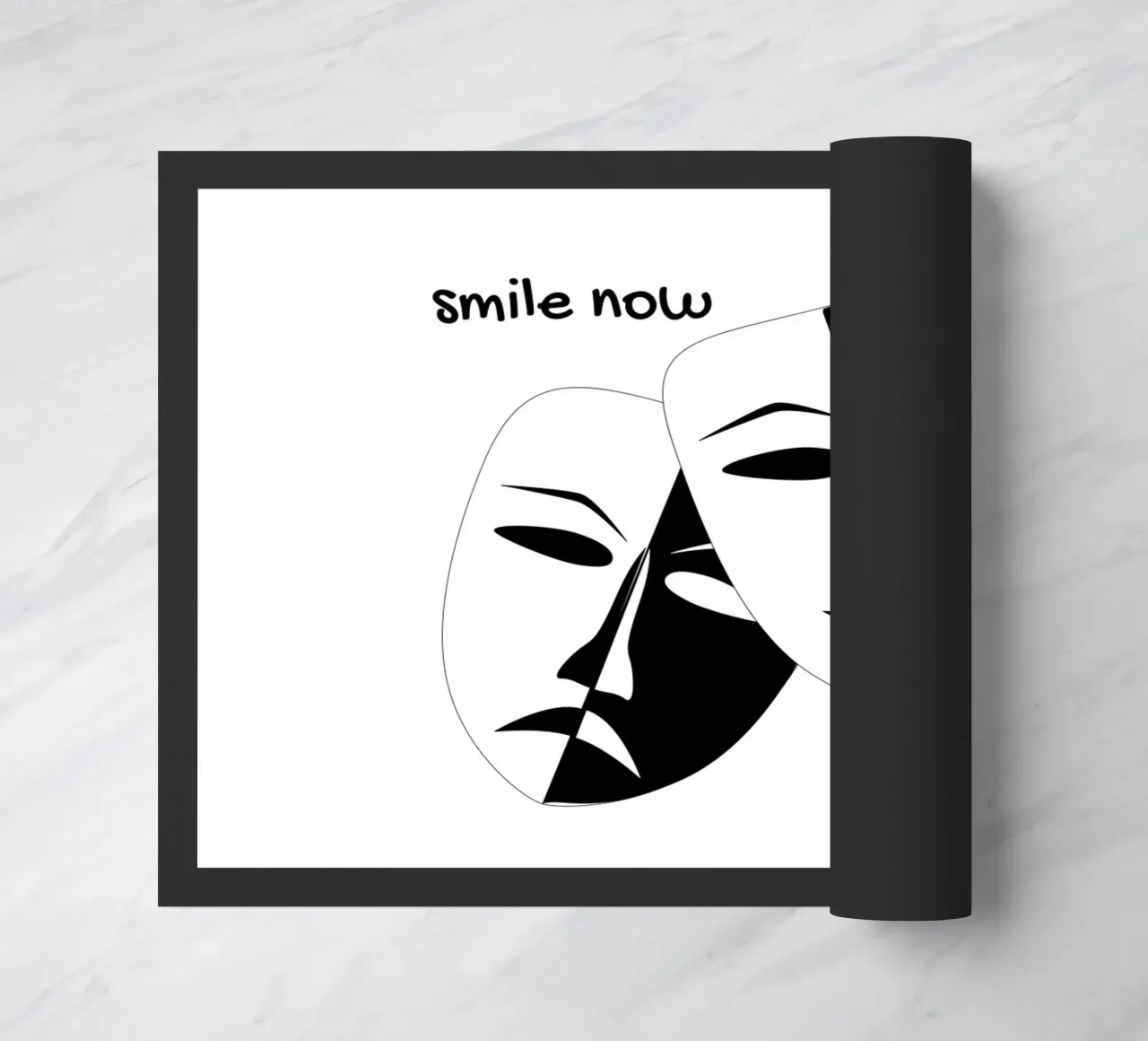 Sorridi ora e piangi dopo zerbino da ArtDesign by KBK