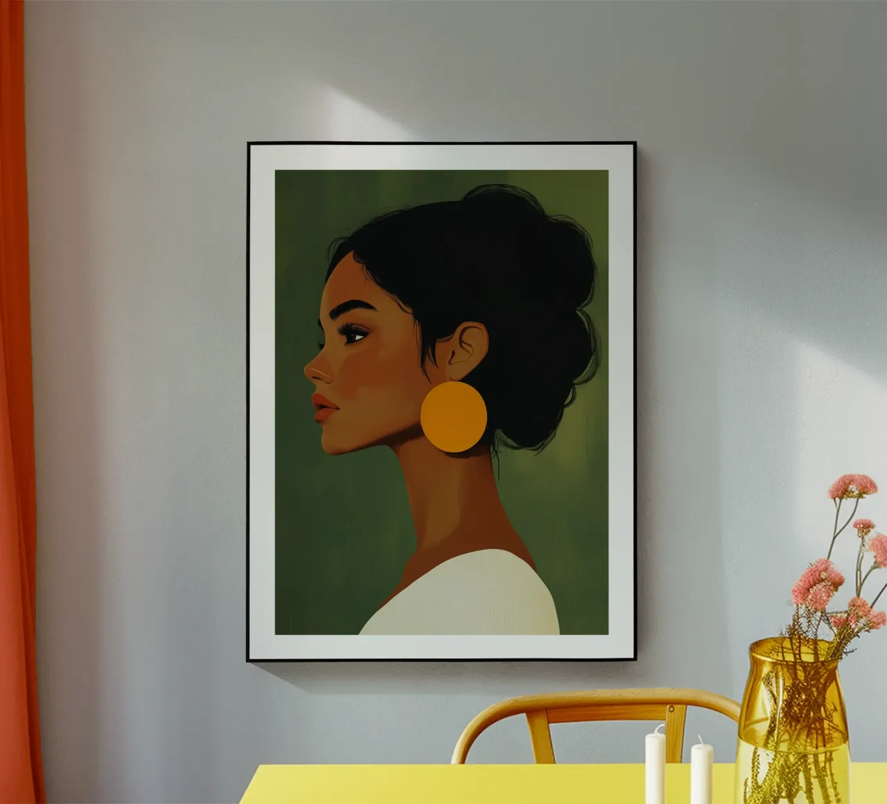Frau mit modernem Stil Acryl-Glas von DWA