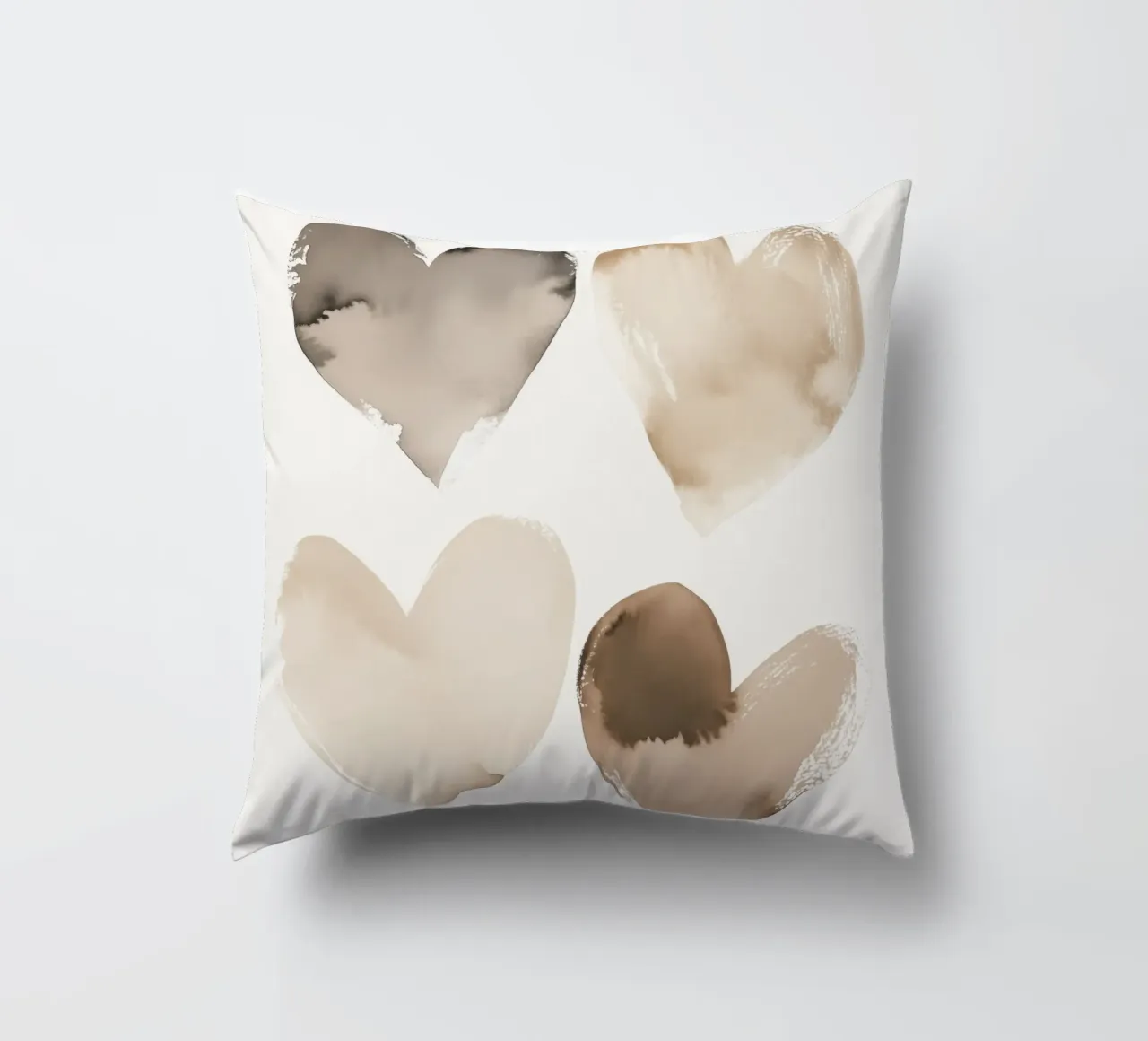 Pastel Hearts No 2 cuscino da treechild