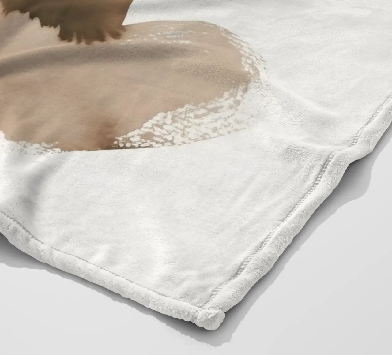 Pastel Hearts No 2 coperta in pile da treechild