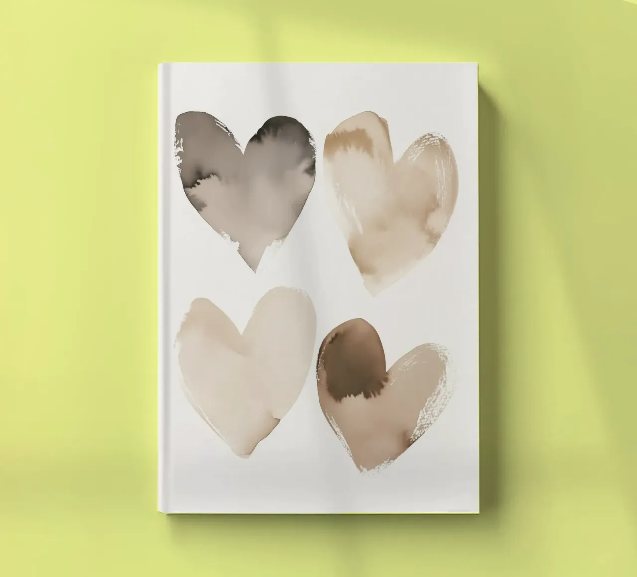 Pastel Hearts No 2 notebook by treechild
