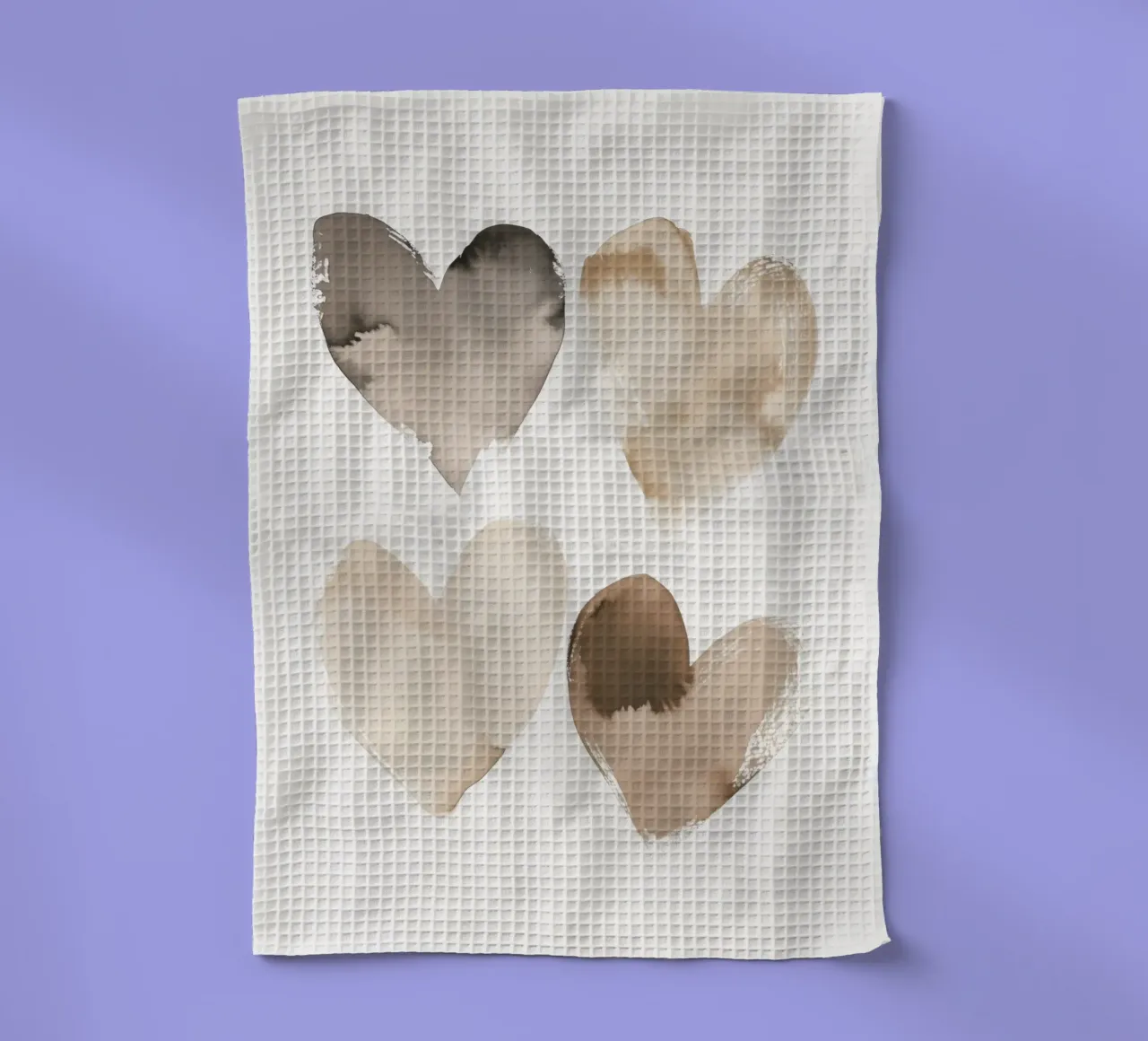 Pastel Hearts No 2 canovaccio da cucina da treechild