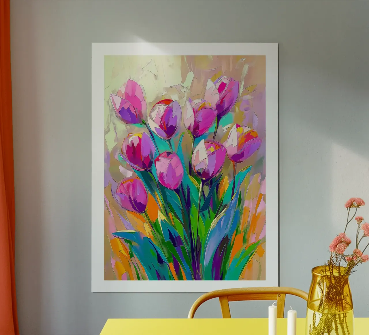 Tulipani vibranti poster da DWA