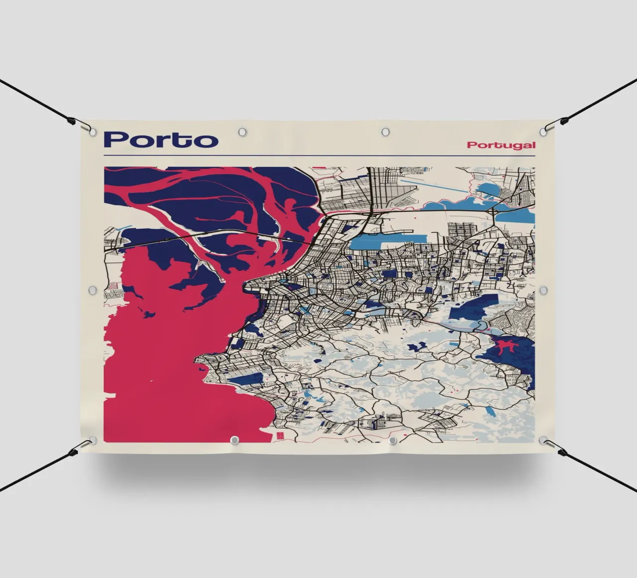 Porto in grassetto telo in pvc da MOOODZART