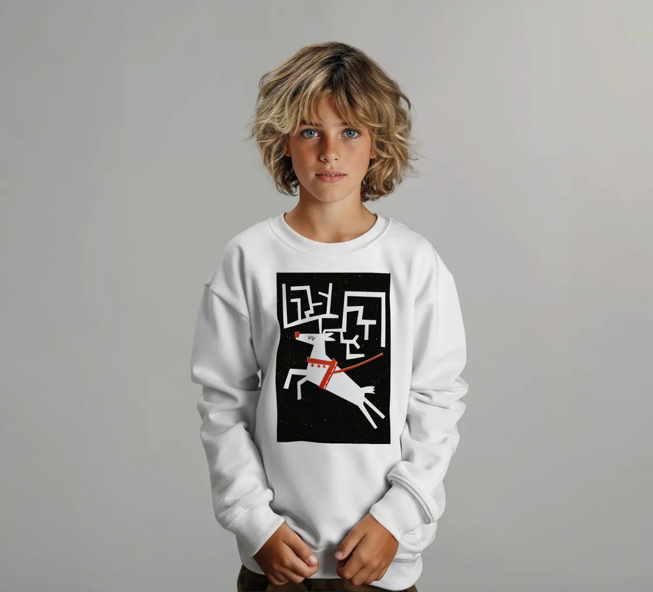 Rudolph felpa bambino da Fox & Velvet