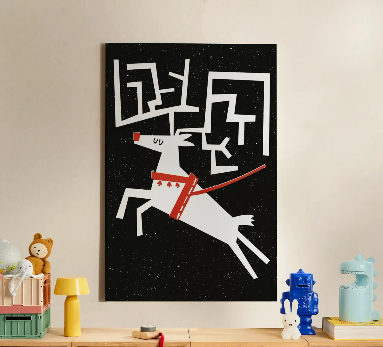 Rudolph tela con Cornice a cassetta da Fox & Velvet