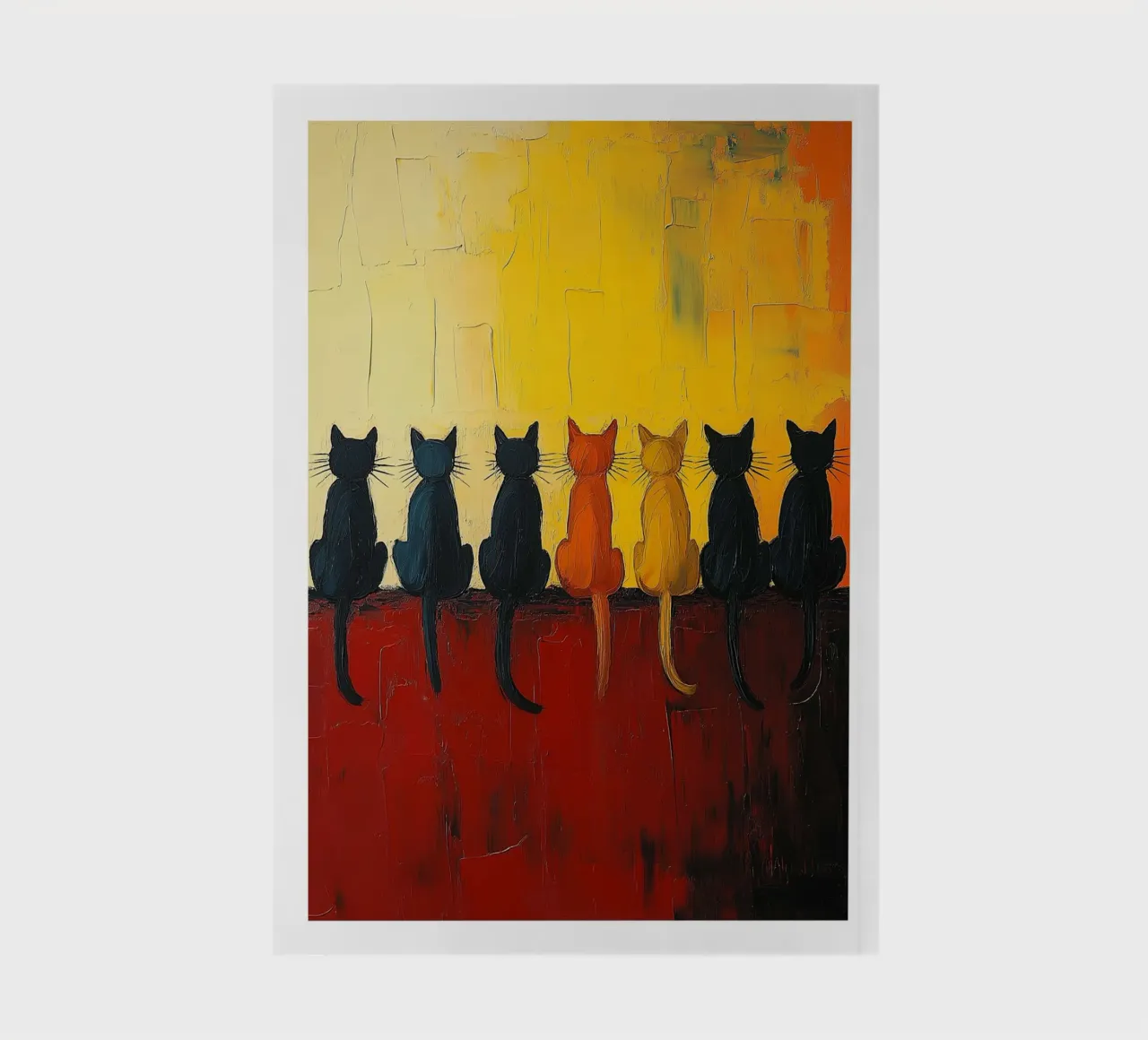 Silhouette of Cats notebook by DWA