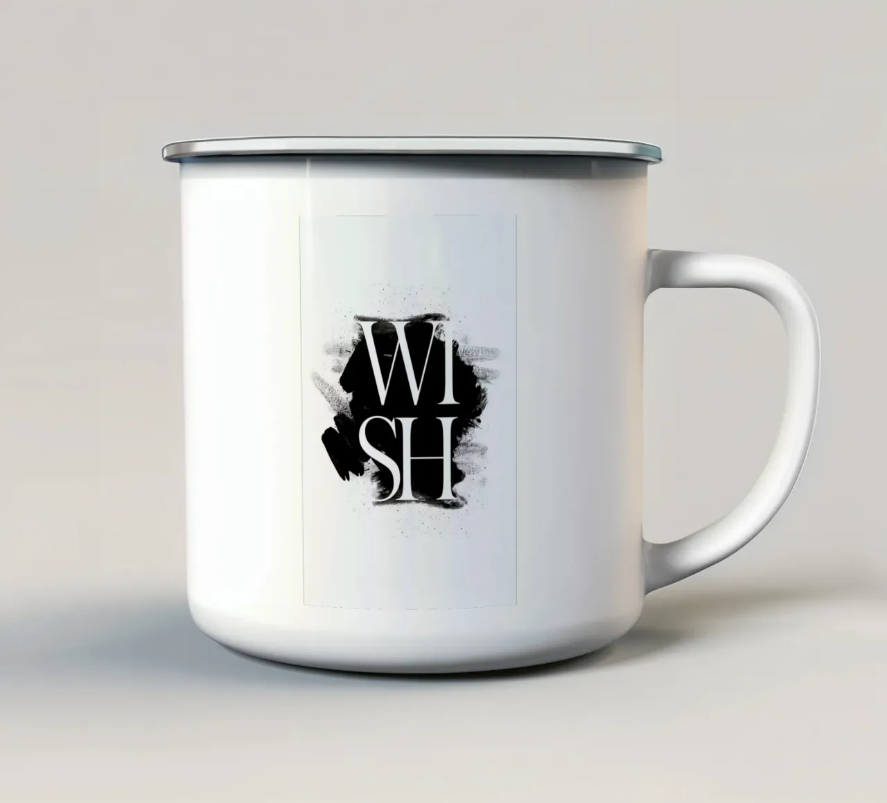 Wish tazza in smalto da The Wall Shop