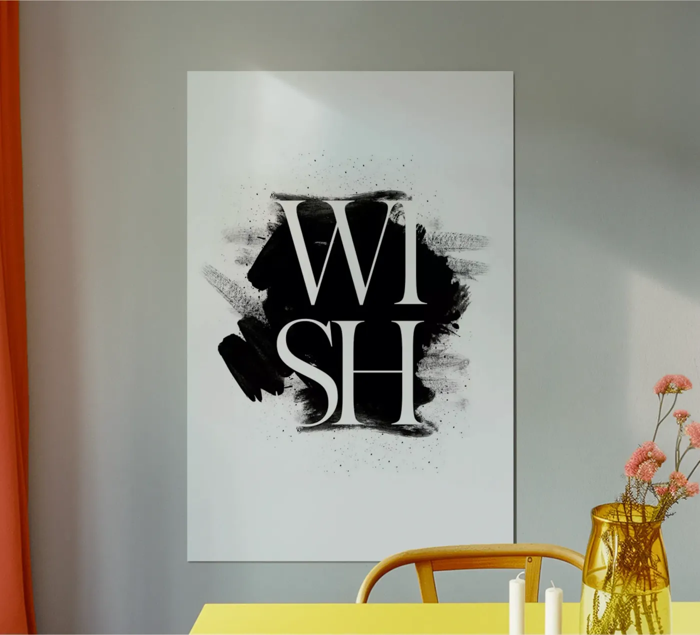 Wish Poster von The Wall Shop