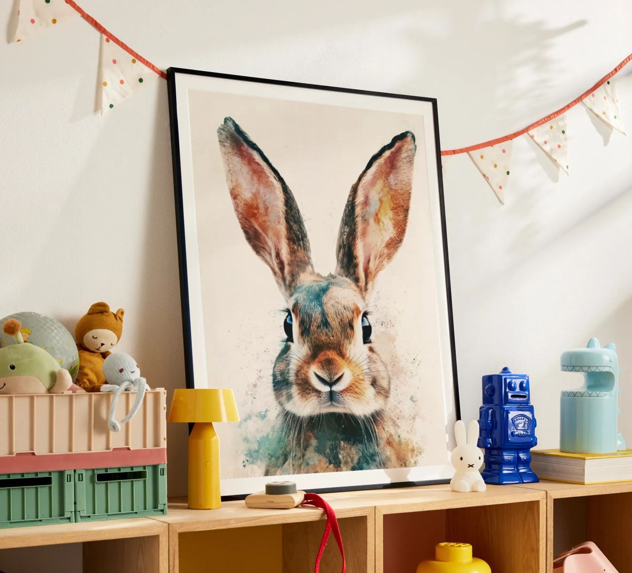 Kaninchen für Kinderzimmer Poster von Imagine