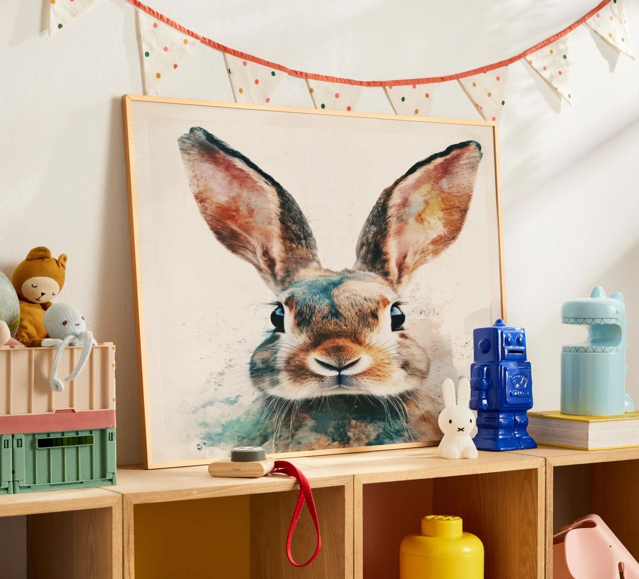 Kaninchen für Kinderzimmer Poster von Imagine