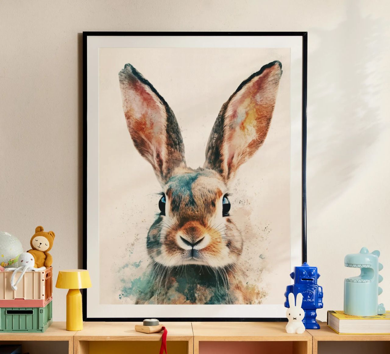 Kaninchen für Kinderzimmer Poster von Imagine