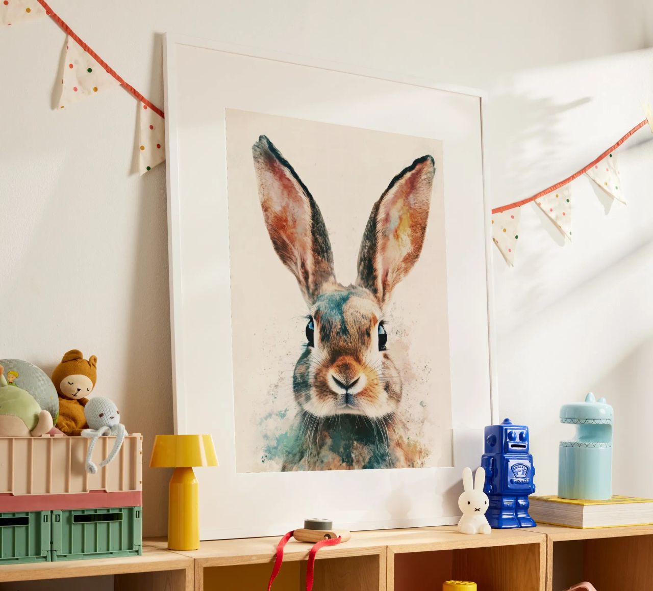 Kaninchen für Kinderzimmer Poster von Imagine